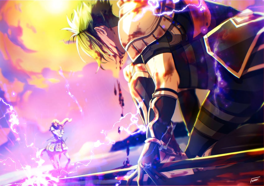 achilles and chiron (fate and 1 more) drawn by kuropani_cos