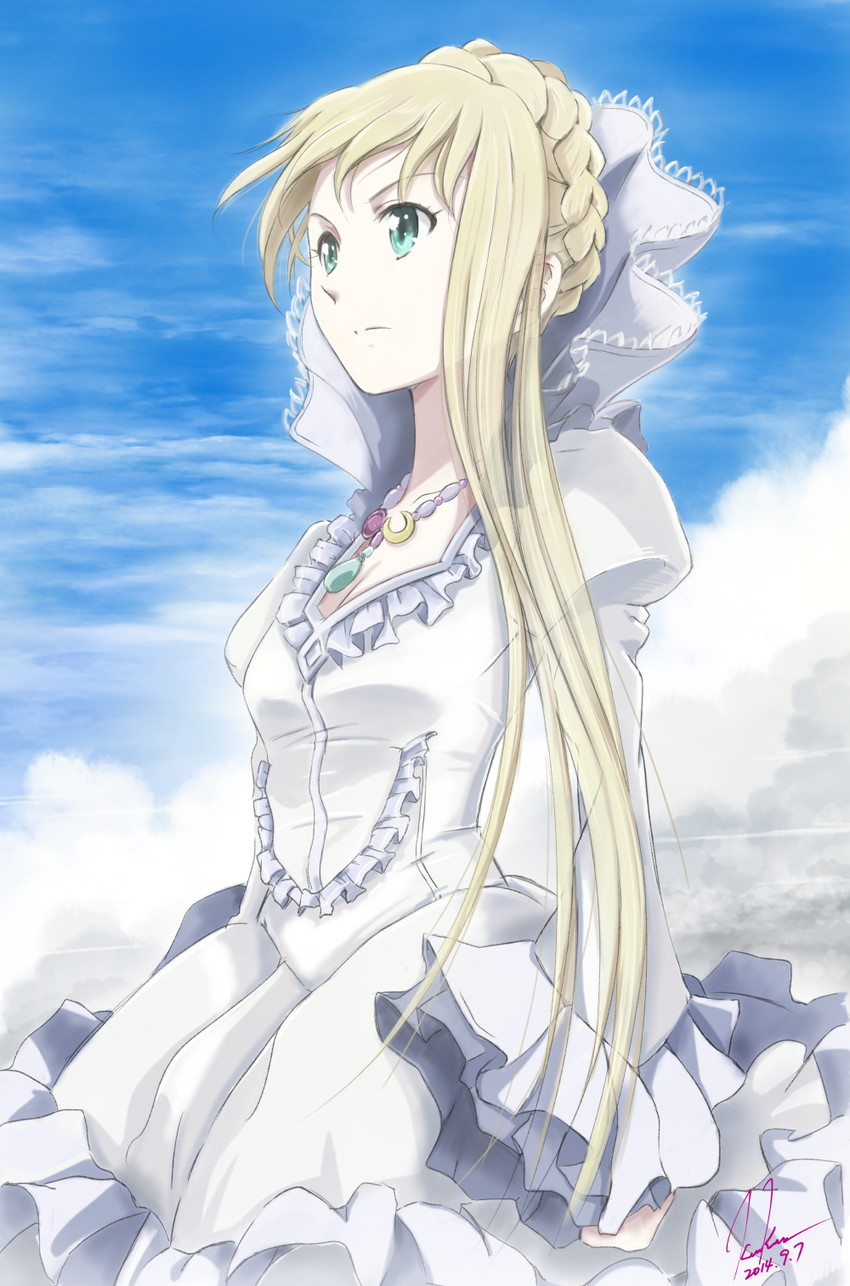 asseylum vers allusia (aldnoah.zero) drawn by kem_kem