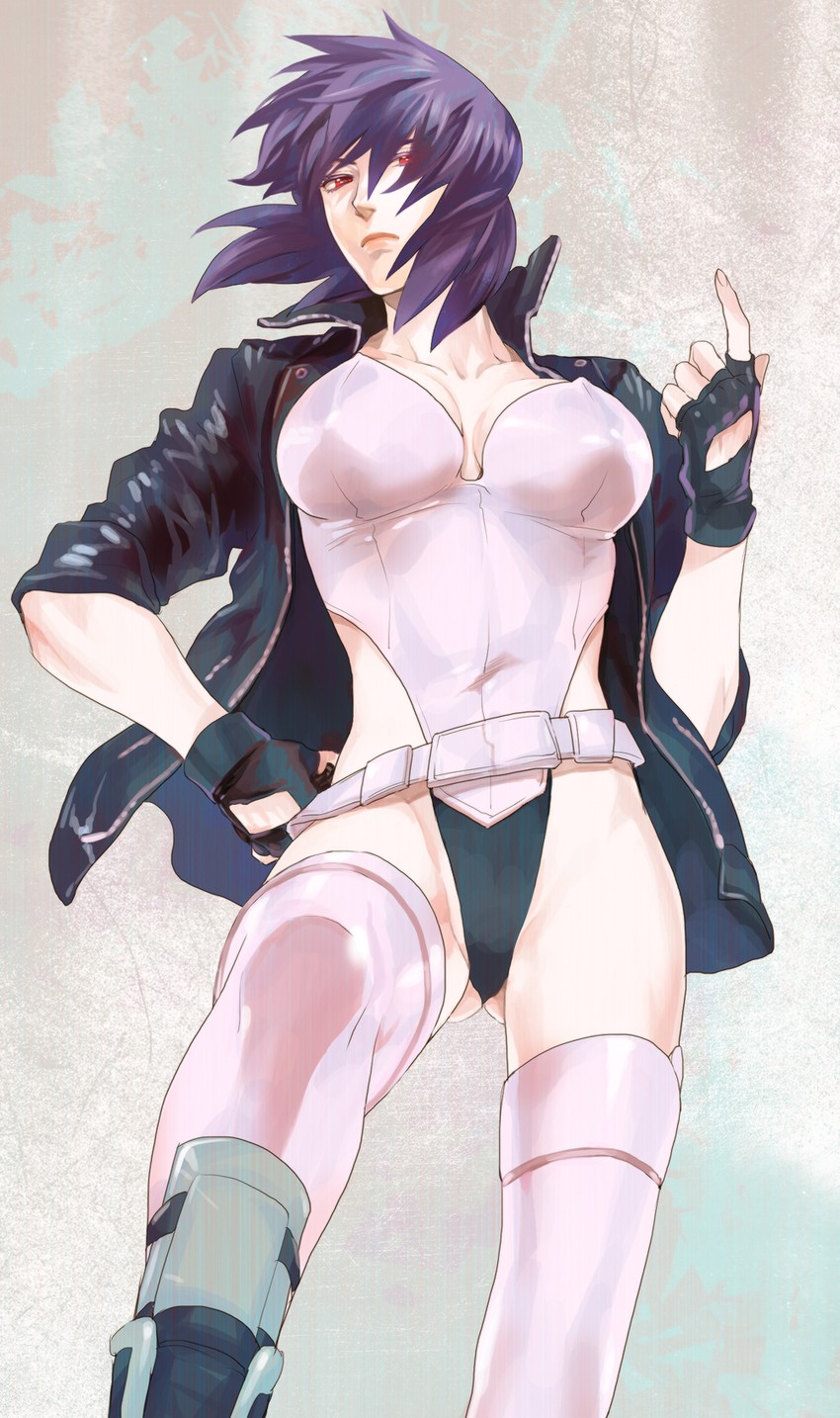 kusanagi motoko (ghost in the shell and 1 more) drawn by suzuki_tsuta