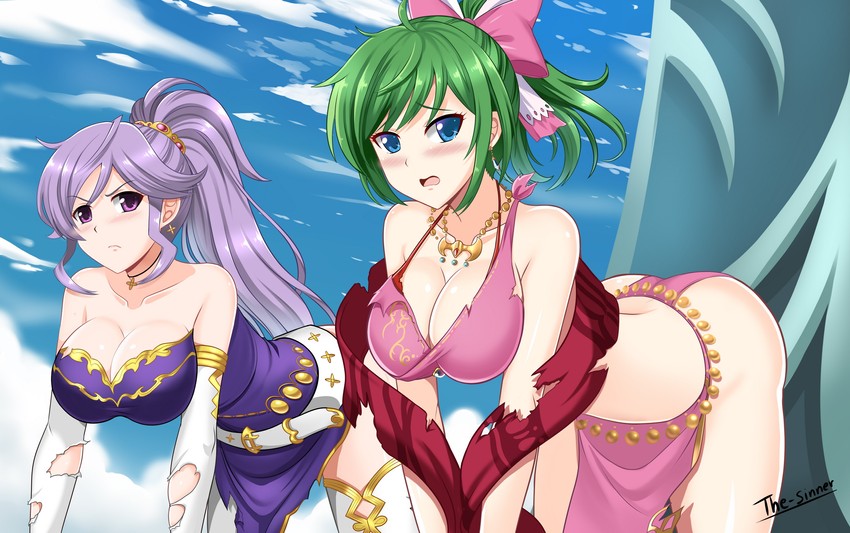 ishtar and lene (fire emblem and 2 more) drawn by the-sinner