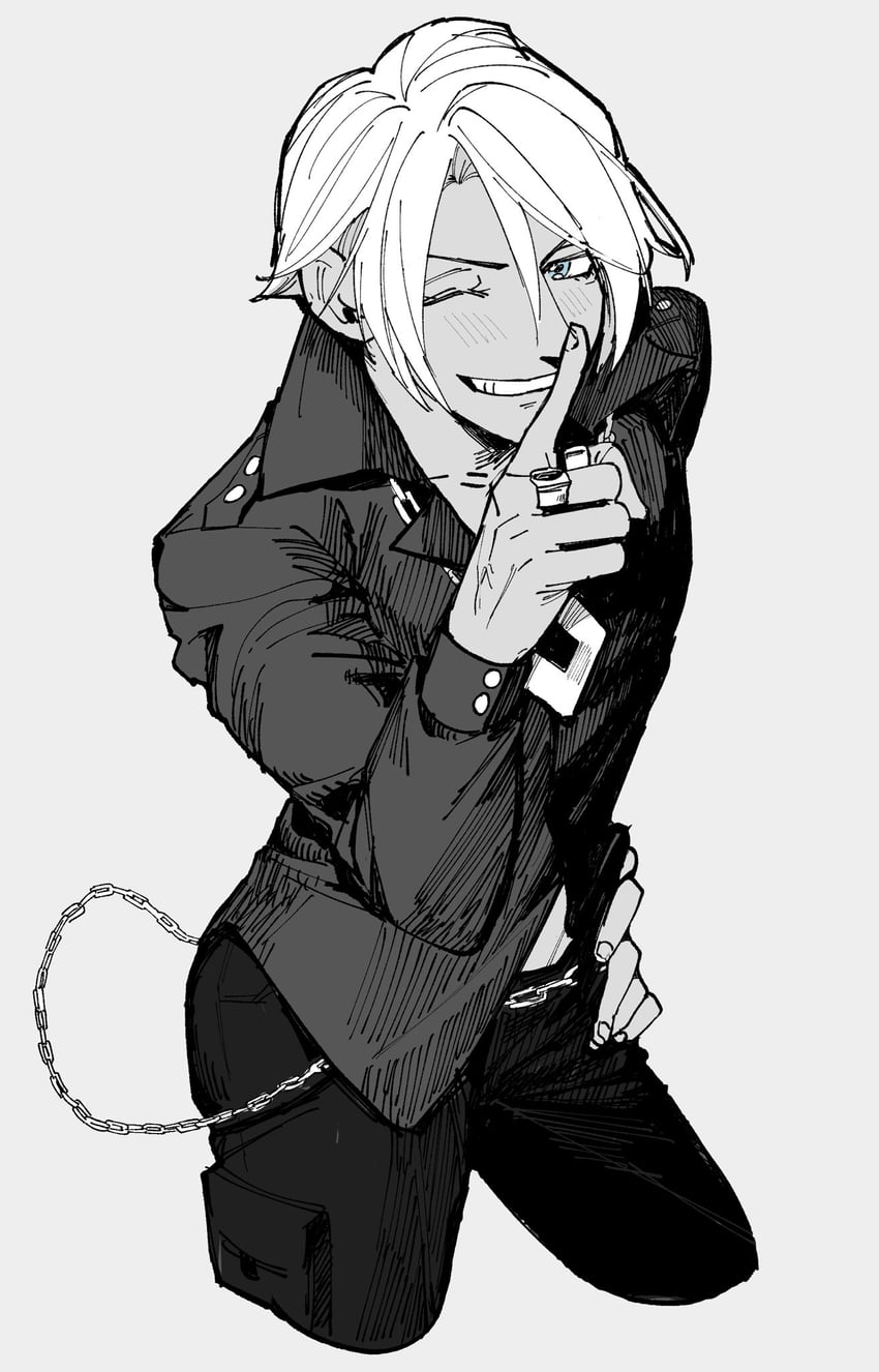 klavier gavin (ace attorney and 1 more) drawn by beachricefield