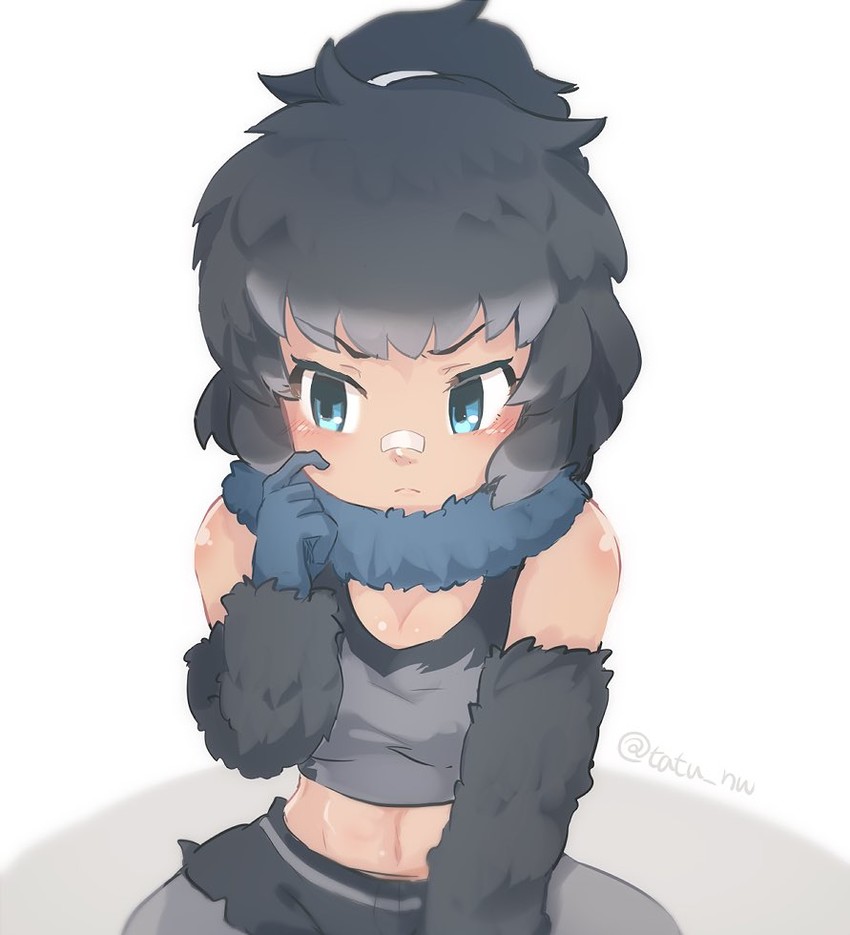 western lowland gorilla and gorilla (kemono friends) drawn by tatsuno_newo
