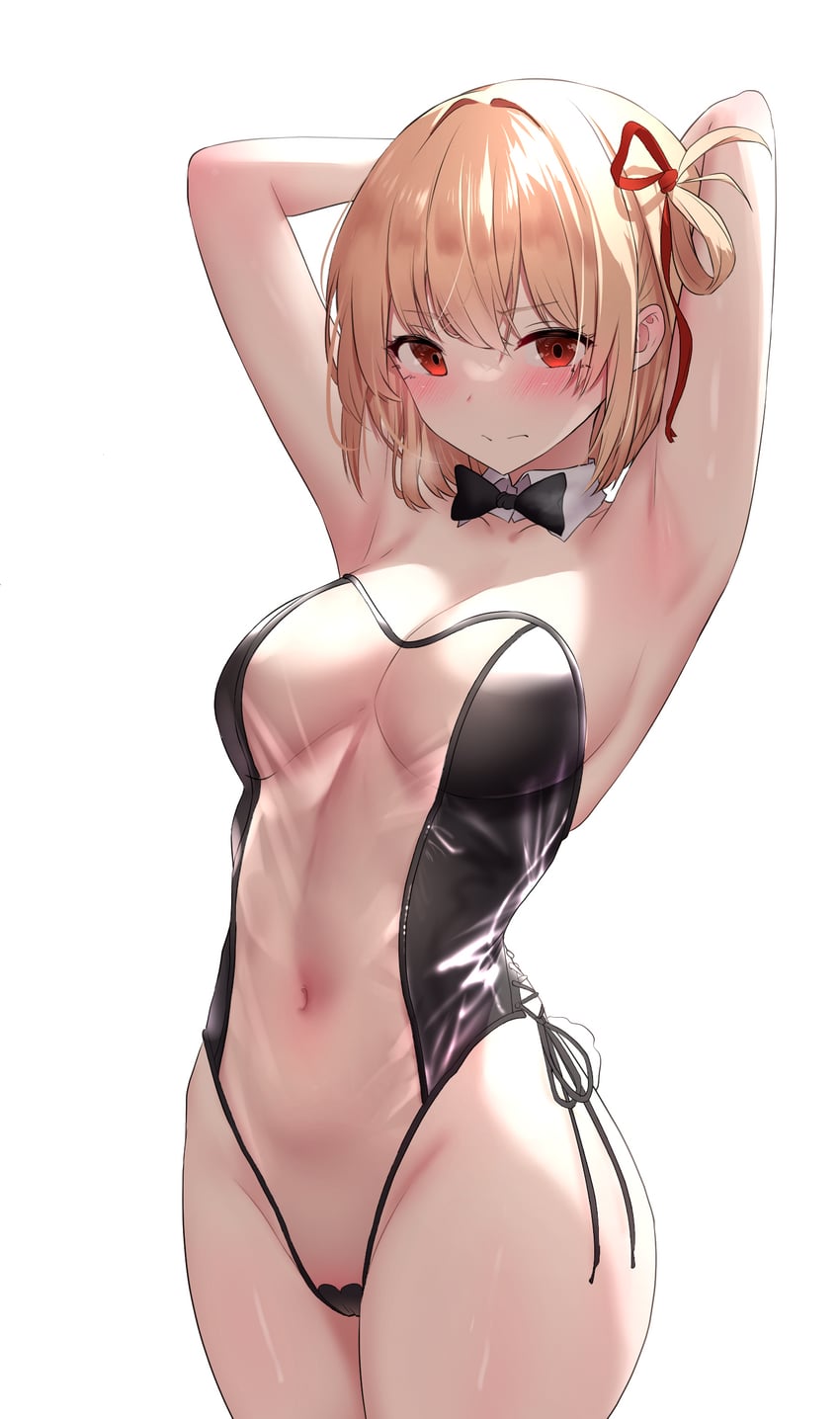nishikigi chisato (lycoris recoil) drawn by gweda