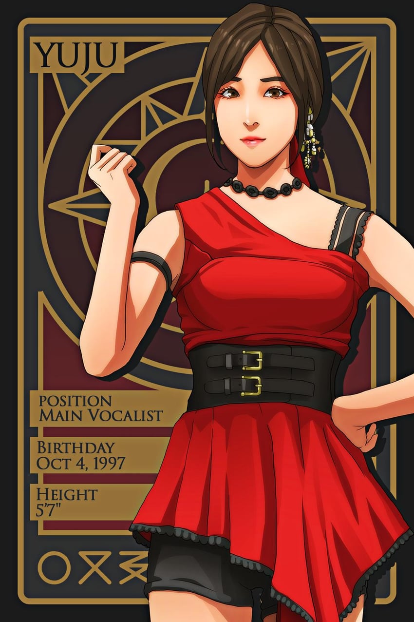 yuju (real life and 1 more) drawn by renzengeki