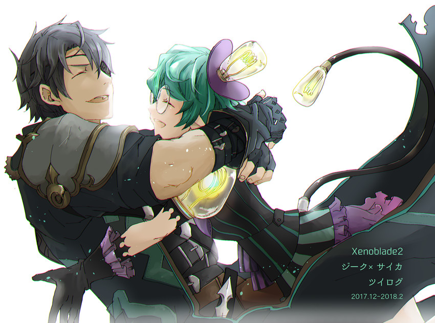 pandoria and zeke von genbu (xenoblade chronicles and 1 more) drawn by robaco