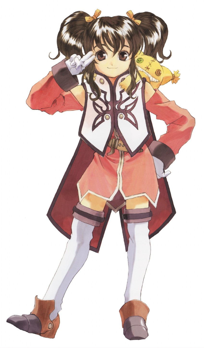 anise tatlin and tokunaga (tales of and 1 more) drawn by fujishima_kousuke