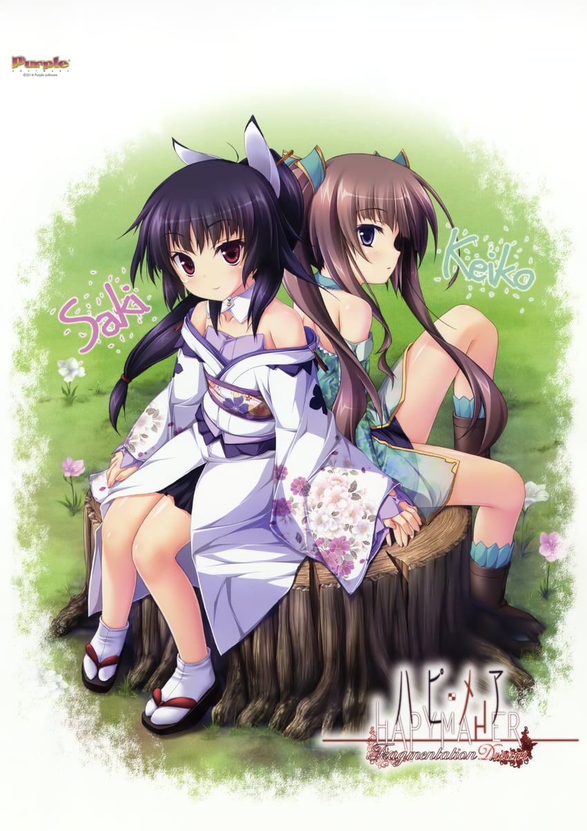 hasuno saki and hirasaka keiko (hapymaher) drawn by tsukimori_hiro