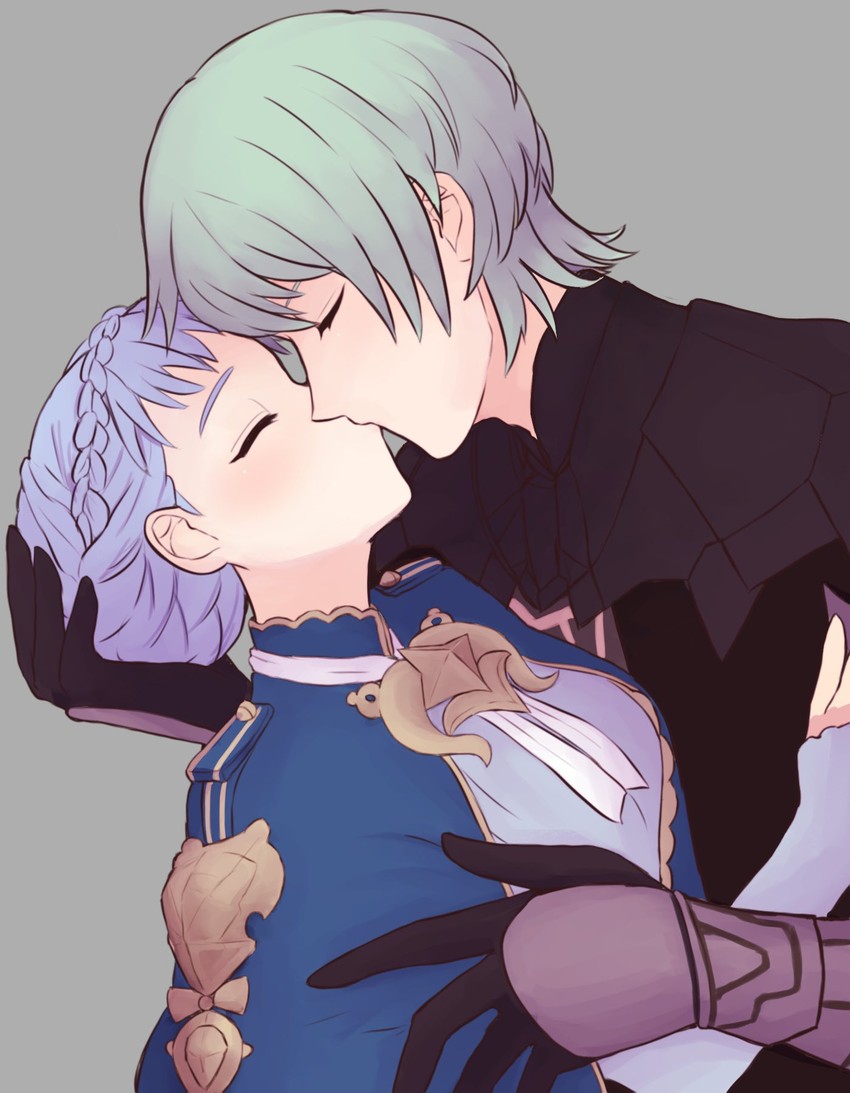 marianne von edmund and male byleth (fire emblem and 1 more) drawn by oby_lt