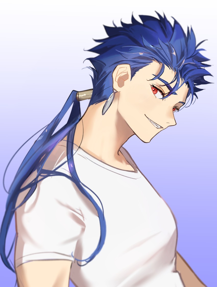 cu chulainn (fate and 1 more) drawn by marimo_(nogdujeon)