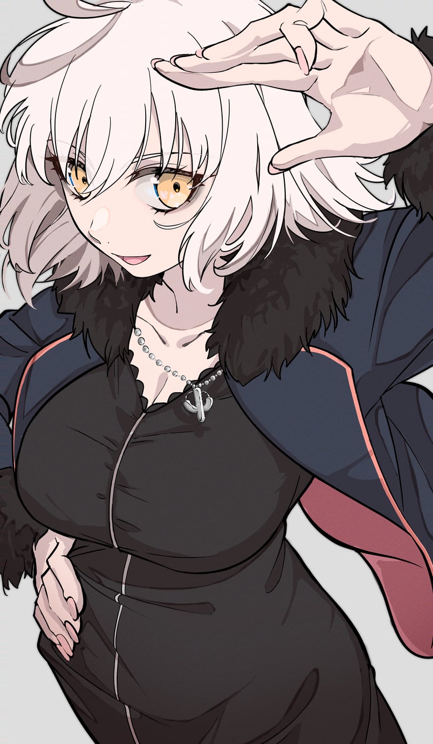 jeanne d'arc alter (fate and 1 more) drawn by anianiani0607