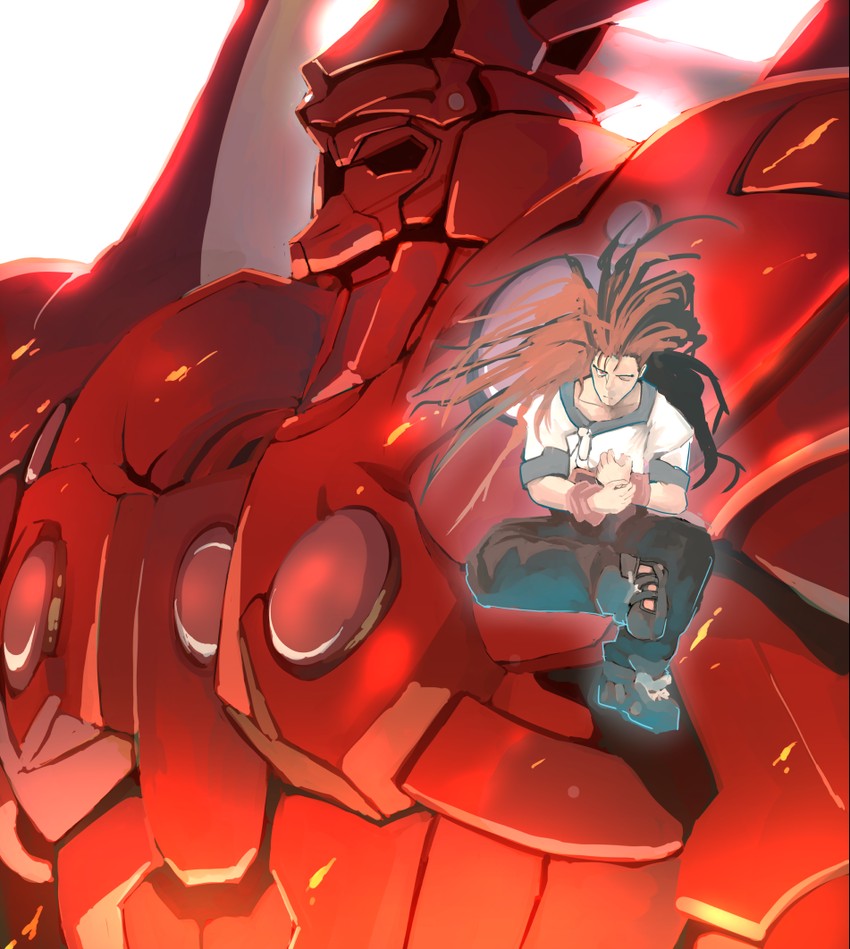 fei fong wong, id, and weltall-id (xenogears) drawn by samidare_(hoshi)