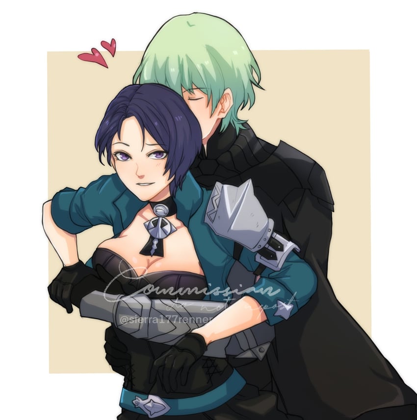 male byleth and shamir nevrand (fire emblem and 1 more) drawn by sierra117renner