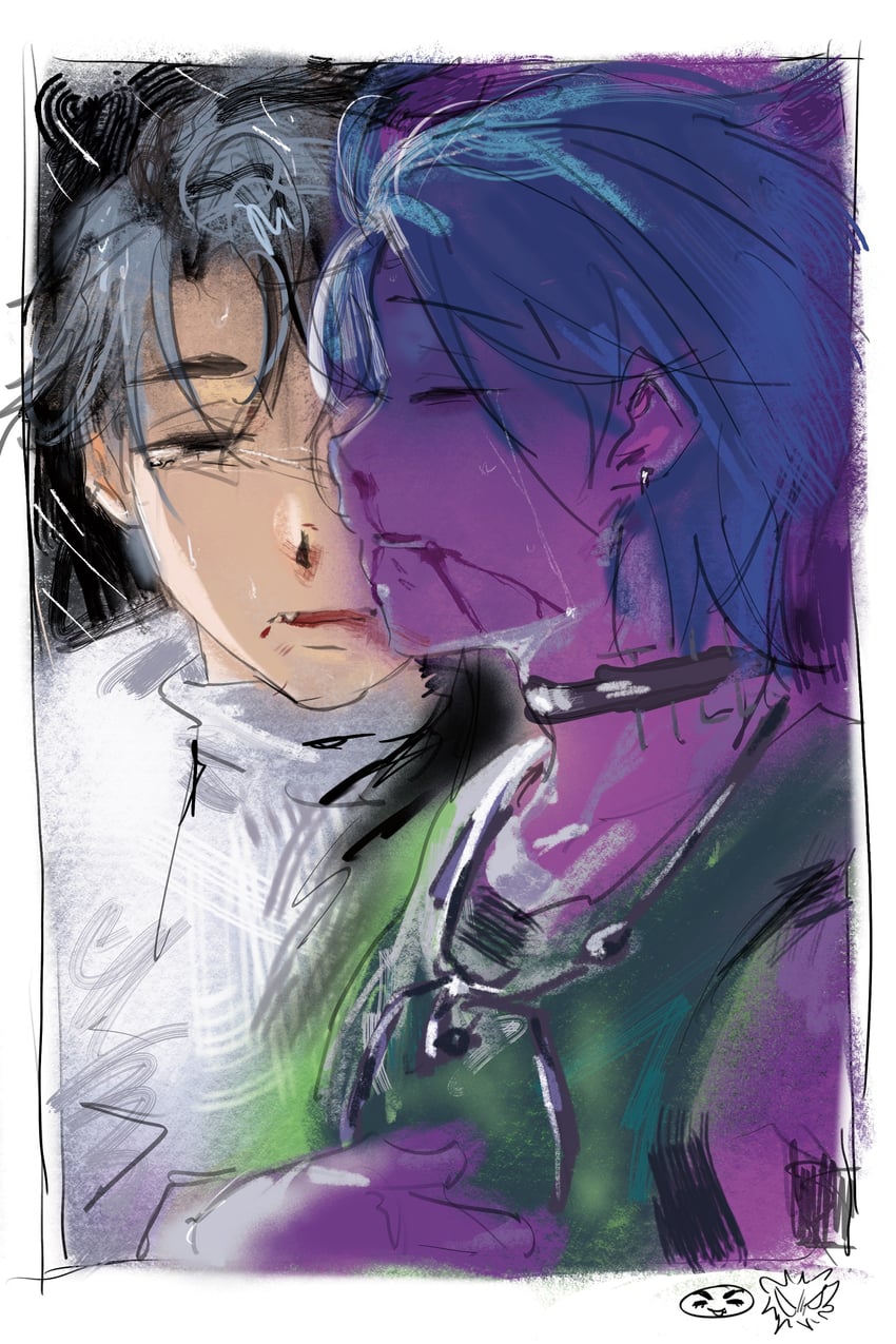 till and ivan (alien stage) drawn by hawk_till