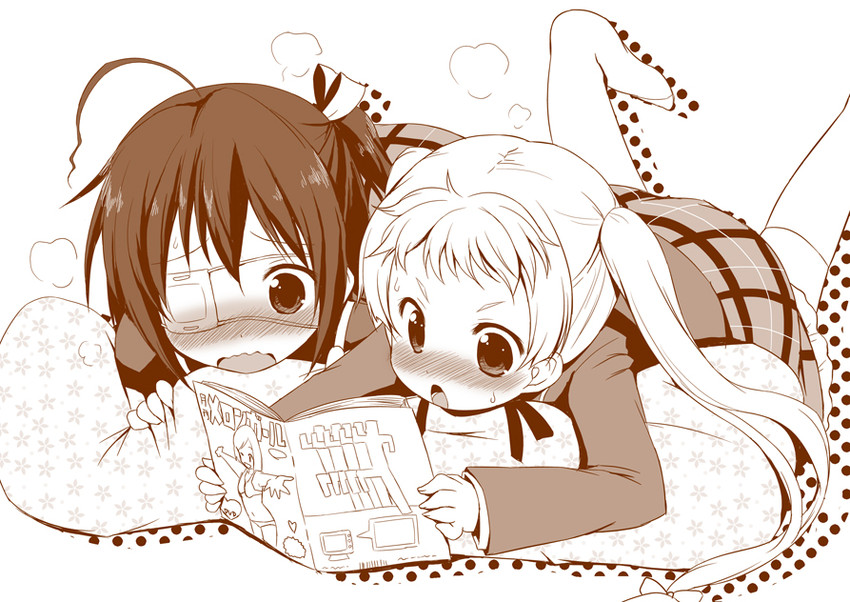 takanashi rikka and dekomori sanae (chuunibyou demo koi ga shitai!) drawn by muu_rian