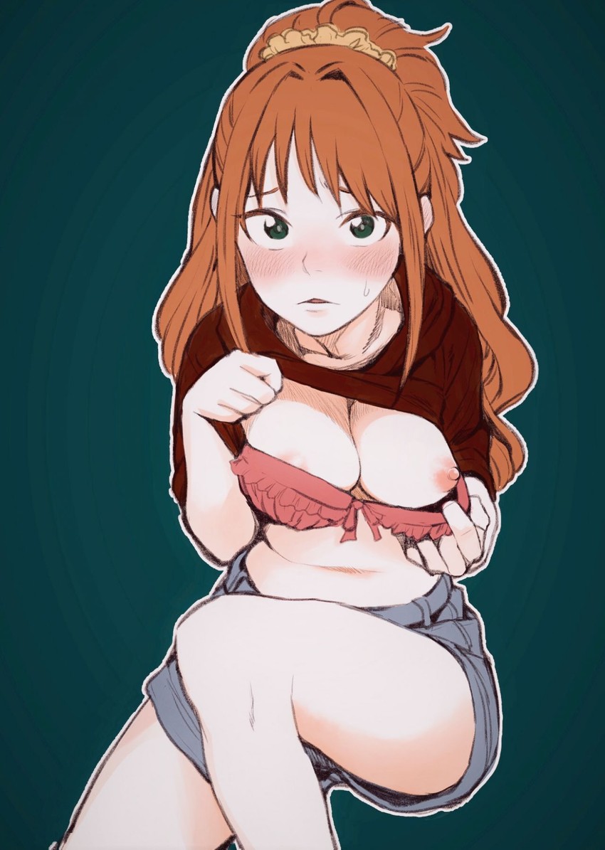 hino akane (idolmaster and 1 more) drawn by haioku_colonel