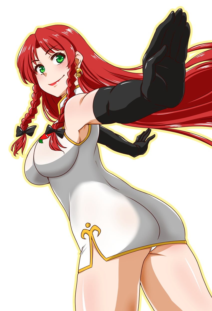 hong meiling and ginrei (touhou and 1 more) drawn by shiraue_yuu