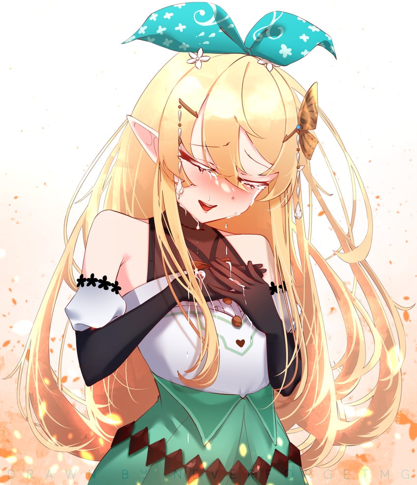 pomu rainpuff (nijisanji and 1 more) drawn by neverforgetmg