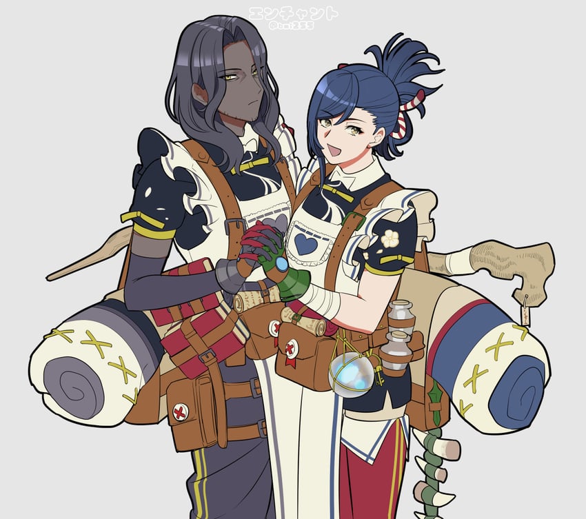 kagetsu and zelkov (fire emblem and 1 more) drawn by esu_(b_r9)