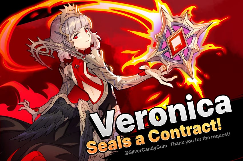veronica (fire emblem and 2 more) drawn by silvercandy_gum