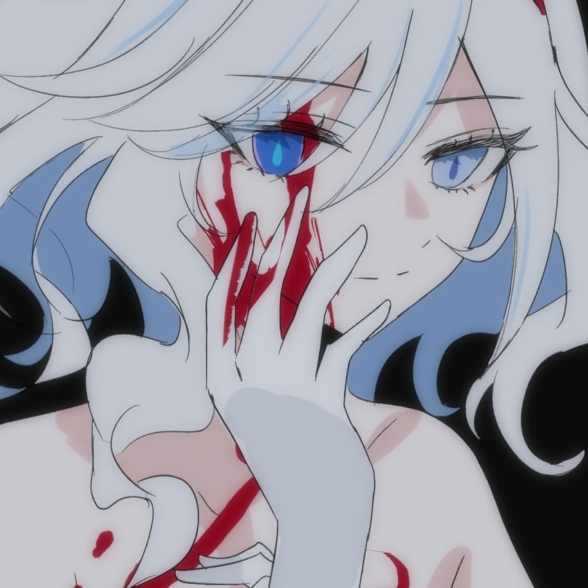 furina (genshin impact and 1 more) drawn by tsukiru_(yugureyu01)