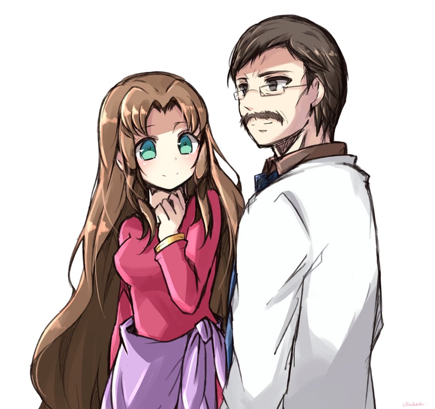 ifalna and gast faremis (final fantasy and 1 more) drawn by nanao_(zonzonsh)
