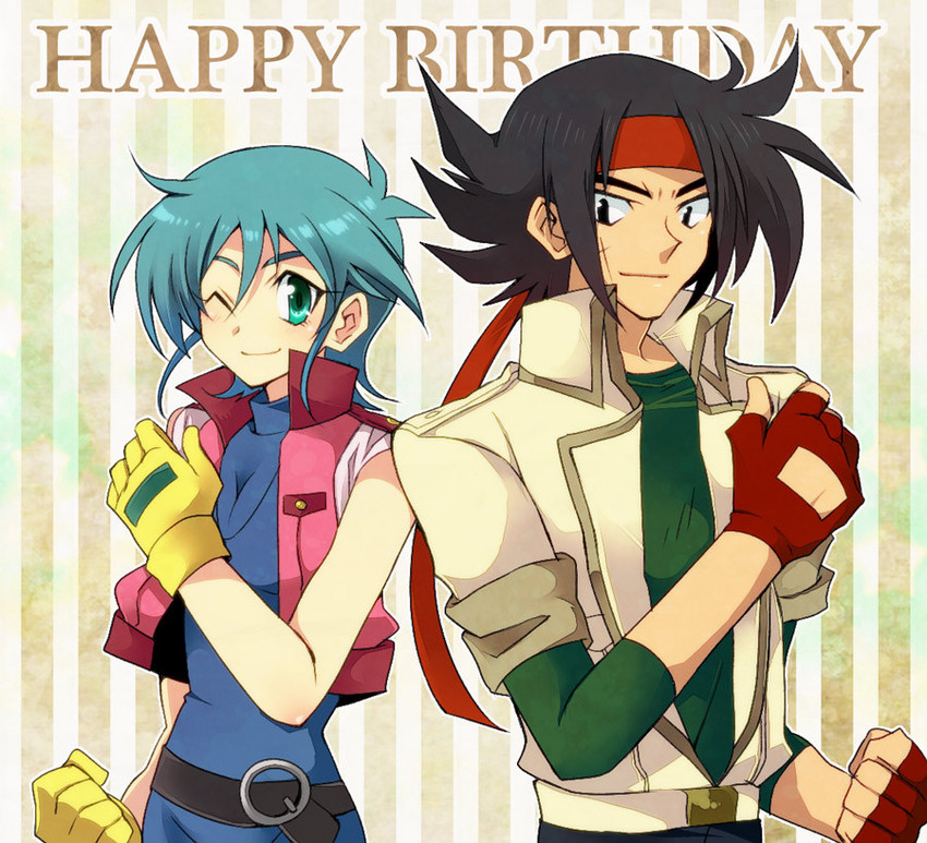domon kasshu and allenby beardsley (gundam and 1 more) drawn by ufuto