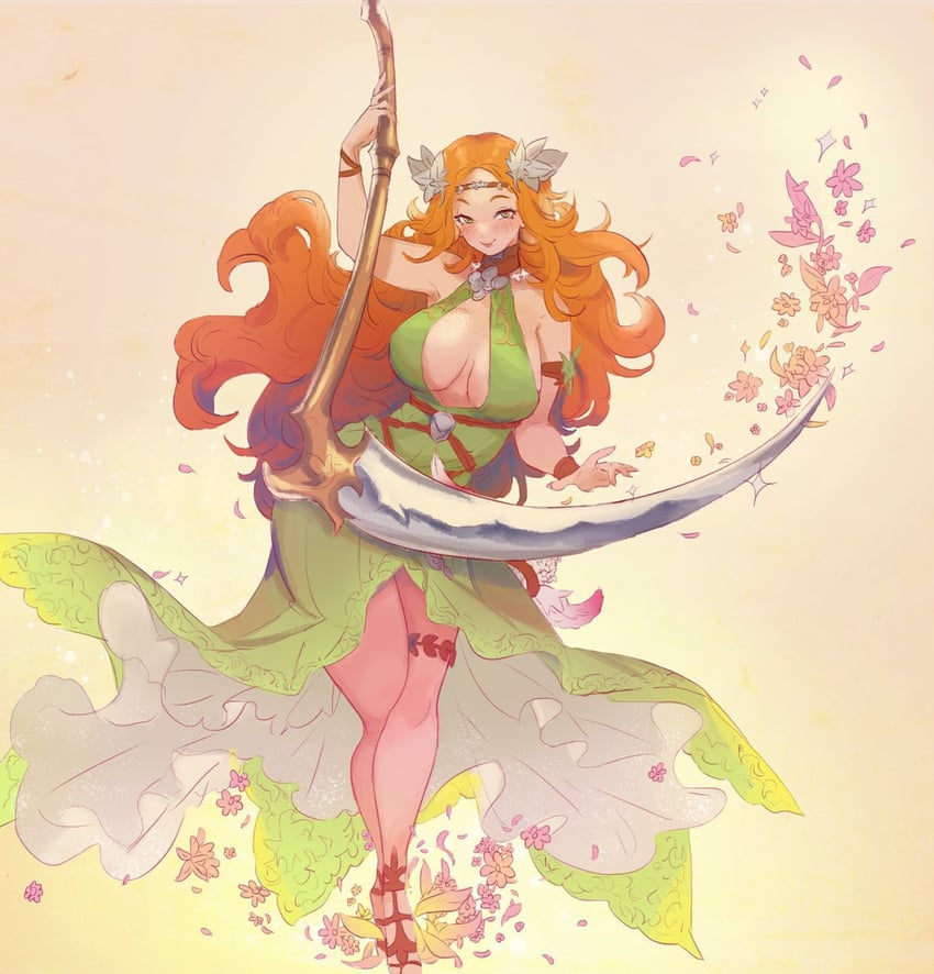 nophica (final fantasy and 1 more) drawn by goldfishu