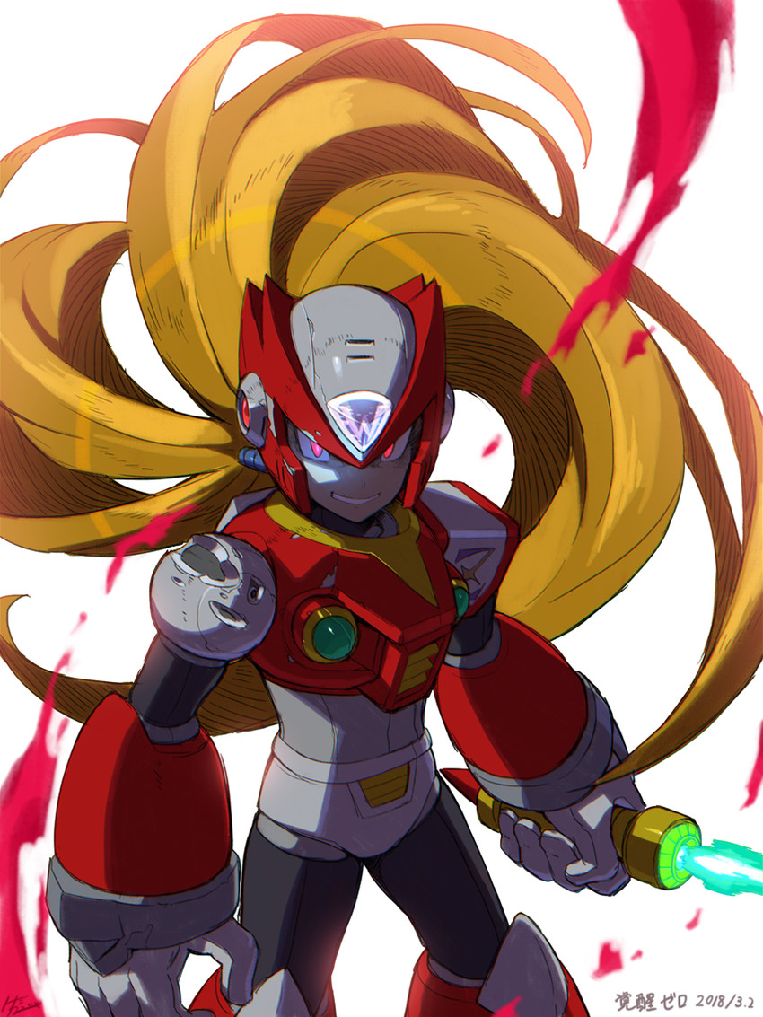 zero (mega man and 1 more) drawn by tonami_kanji