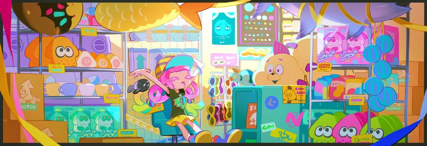 harmony and harmony's clownfish (splatoon and 1 more) drawn by jiuniaoshan