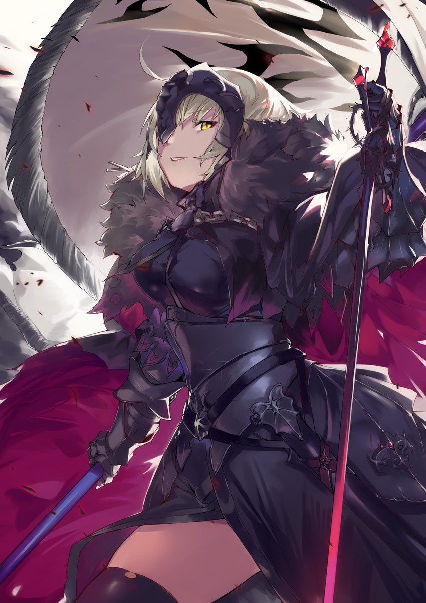 jeanne d'arc alter (fate and 1 more) drawn by ohland