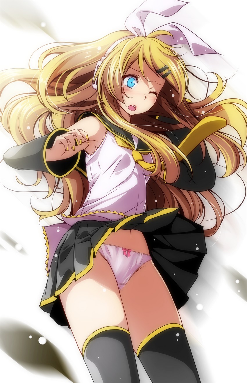 kagamine rin (vocaloid and 1 more) drawn by tsukishiro_saika