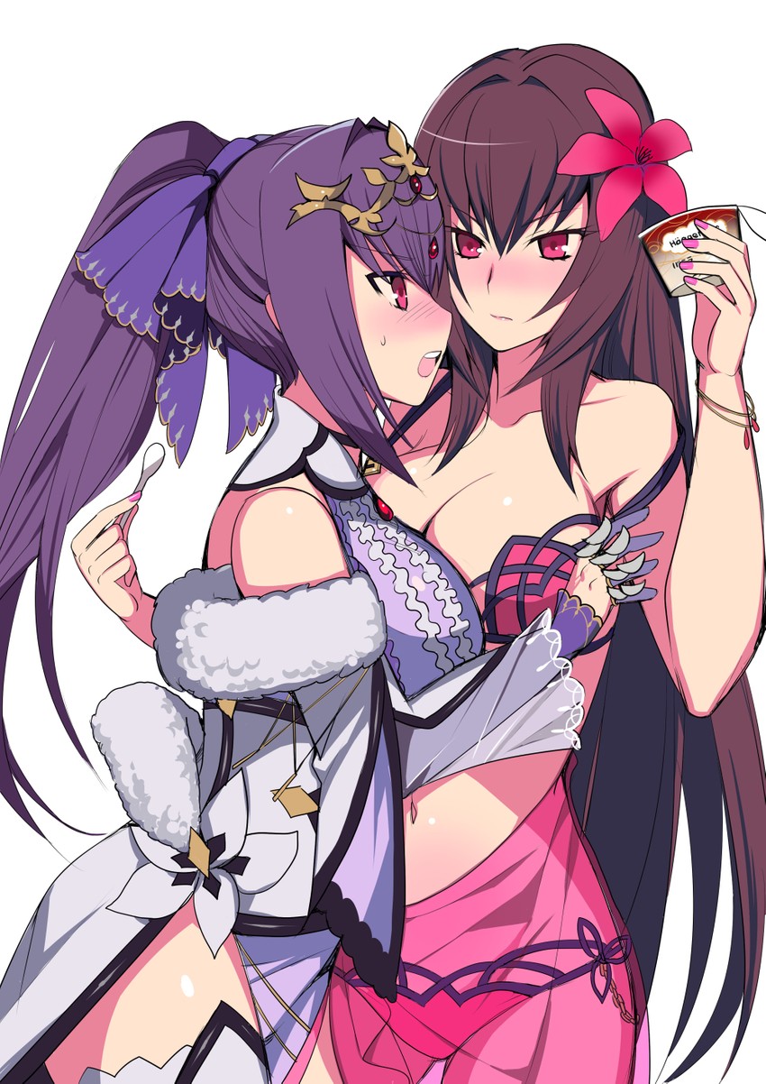 scathach and scathach skadi (fate and 1 more) drawn by hyakuichi