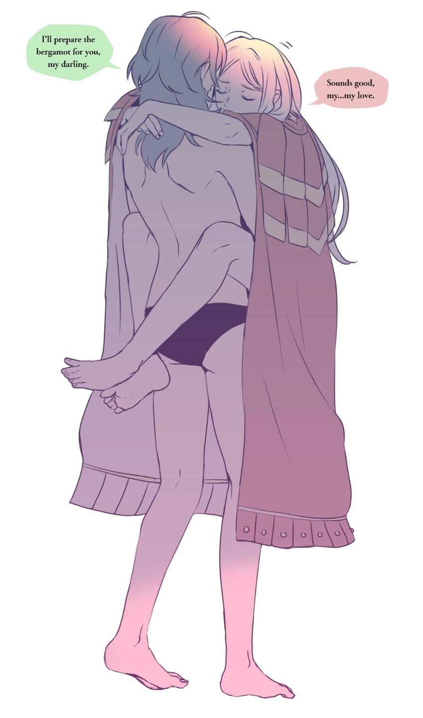 female byleth and edelgard von hresvelg (fire emblem and 1 more) drawn by radiostarkiller