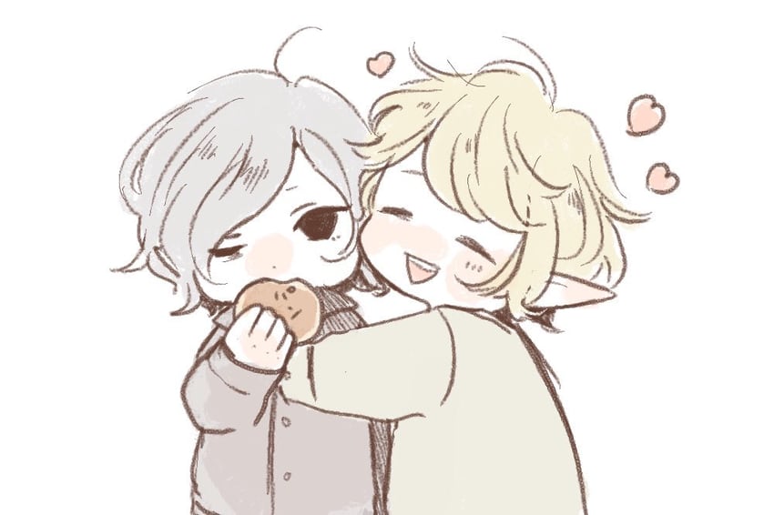 mithrun and mithrun's brother (dungeon meshi) drawn by r06ku