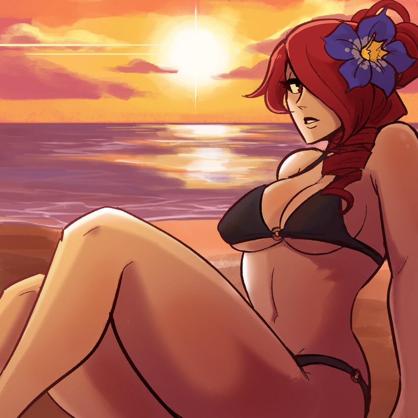 kirijou mitsuru (persona and 1 more) drawn by scruffyturtles