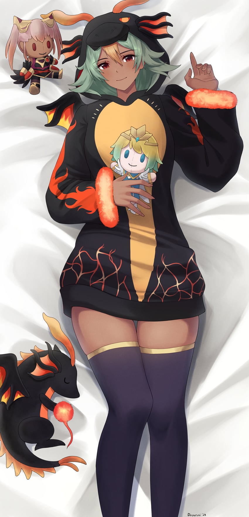 fjorm, laegjarn, laevatein, and muspell (fire emblem and 1 more) drawn by doiparuni