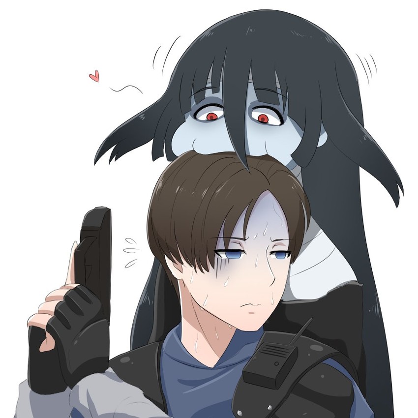 leon s. kennedy and yamada tae (resident evil and 2 more) drawn by keicyanyan
