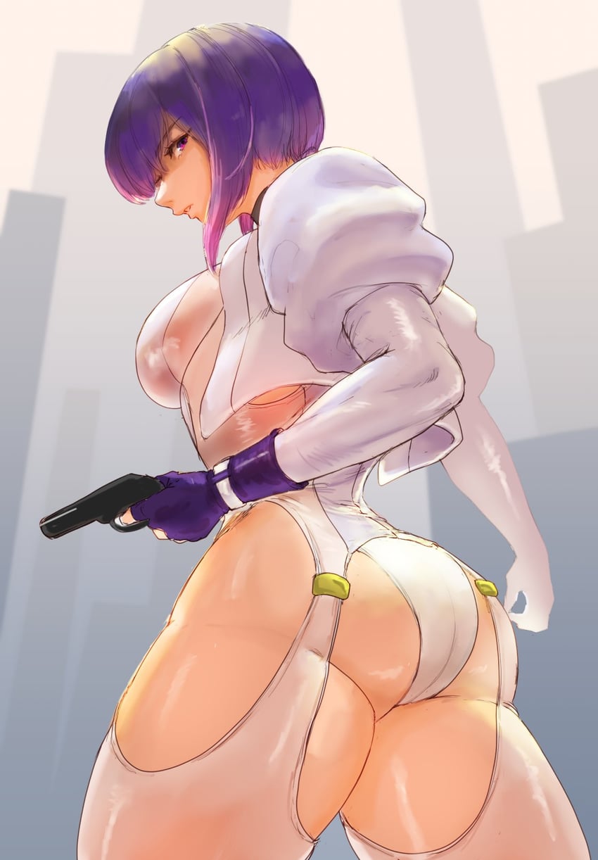 kusanagi motoko (ghost in the shell) drawn by mayonakadays