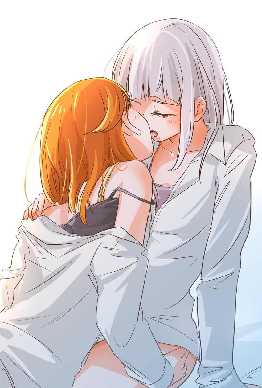 shibuya kanon and arashi chisato (love live! and 1 more) drawn by kikorinolily
