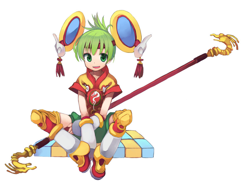 huang pao-lin and dragon kid (tiger & bunny) drawn by maroyaka51