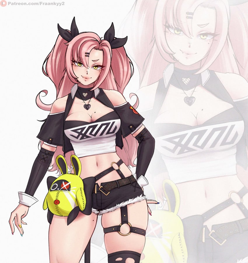 nicole demara and amillion (zenless zone zero) drawn by fraankyy