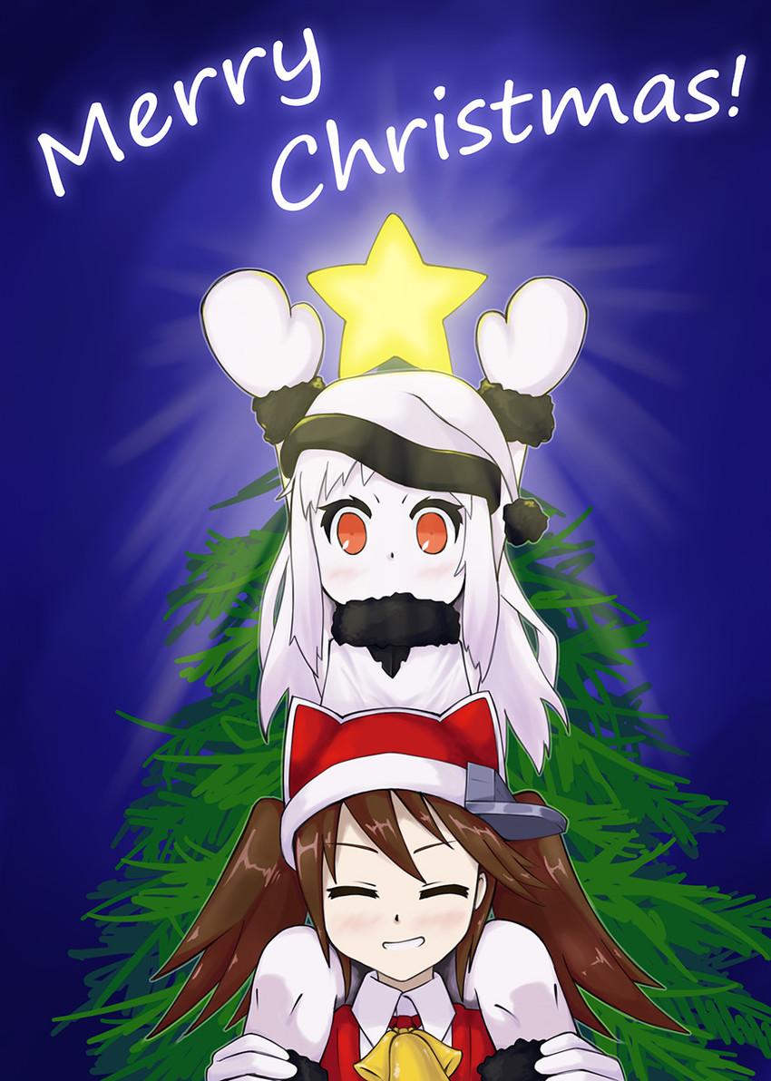 ryuujou, northern ocean princess, and ryuujou kai ni (kantai collection) drawn by biteear