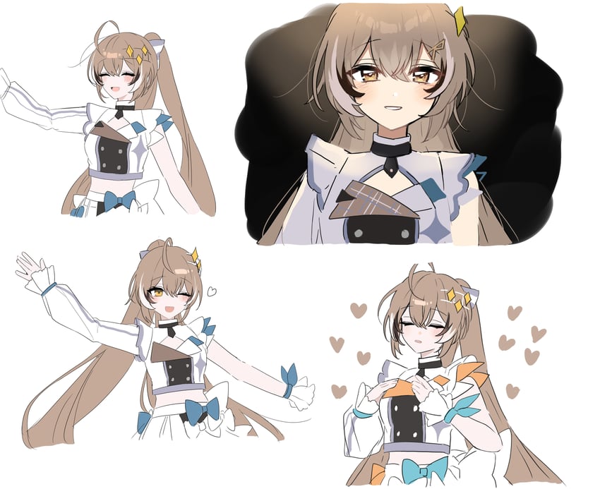 nanashi mumei (hololive and 1 more) drawn by xx_tk9