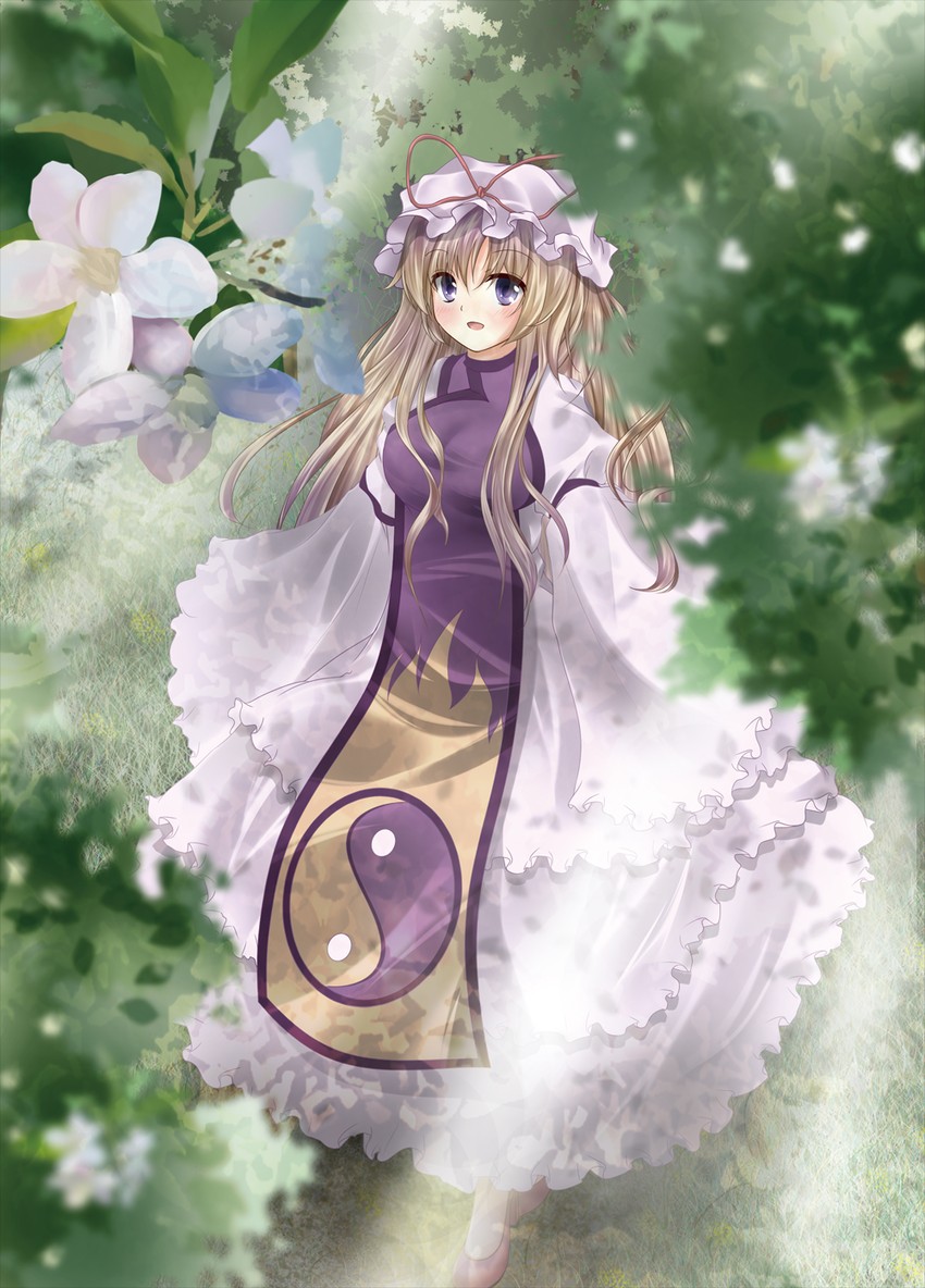 yakumo yukari (touhou) drawn by maisaki_miyabi