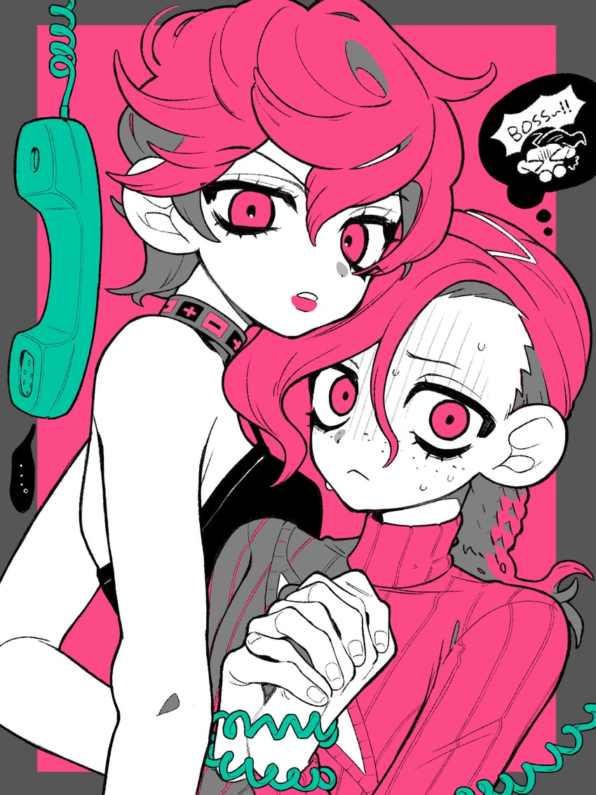 trish una and vinegar doppio (jojo no kimyou na bouken and 1 more) drawn by c73an