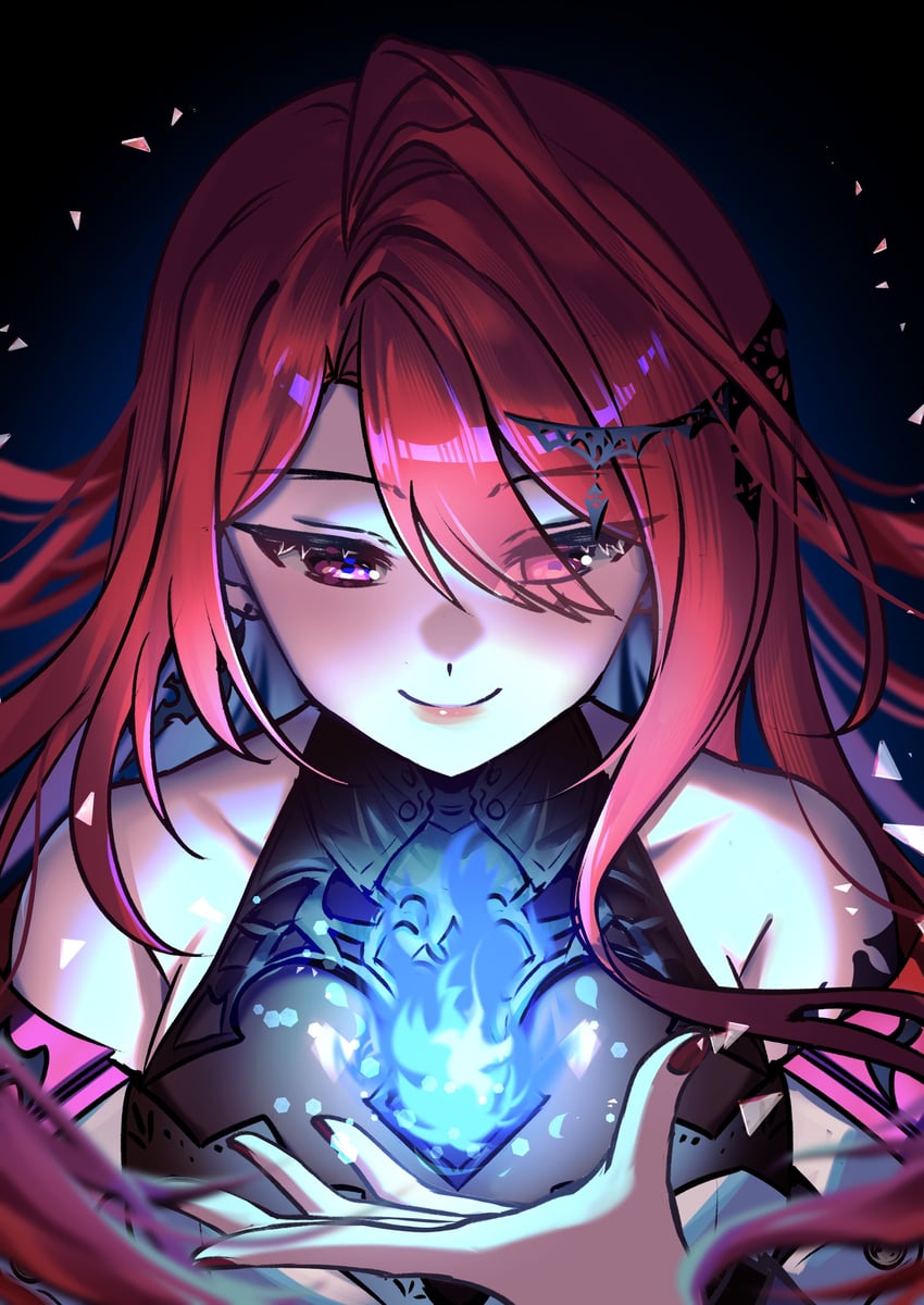 elizabeth rose bloodflame (hololive and 1 more) drawn by ryuuxin