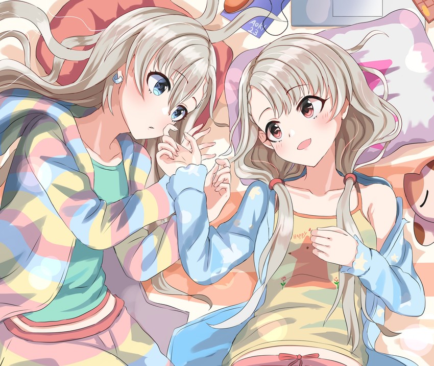 hisakawa hayate and hisakawa nagi (idolmaster and 1 more) drawn by haruki_(haruki678)
