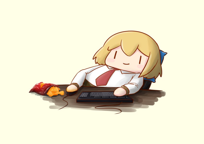 watson amelia, smol ame, and jenkins (hololive and 2 more) drawn by phdpigeon