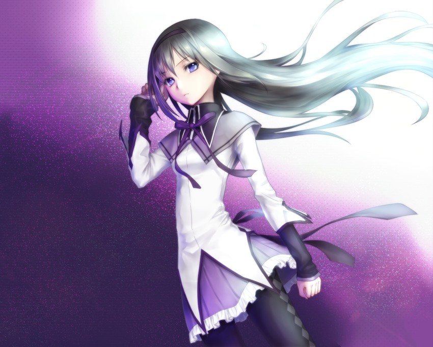 akemi homura (mahou shoujo madoka magica) drawn by yuuno_(hack_y)