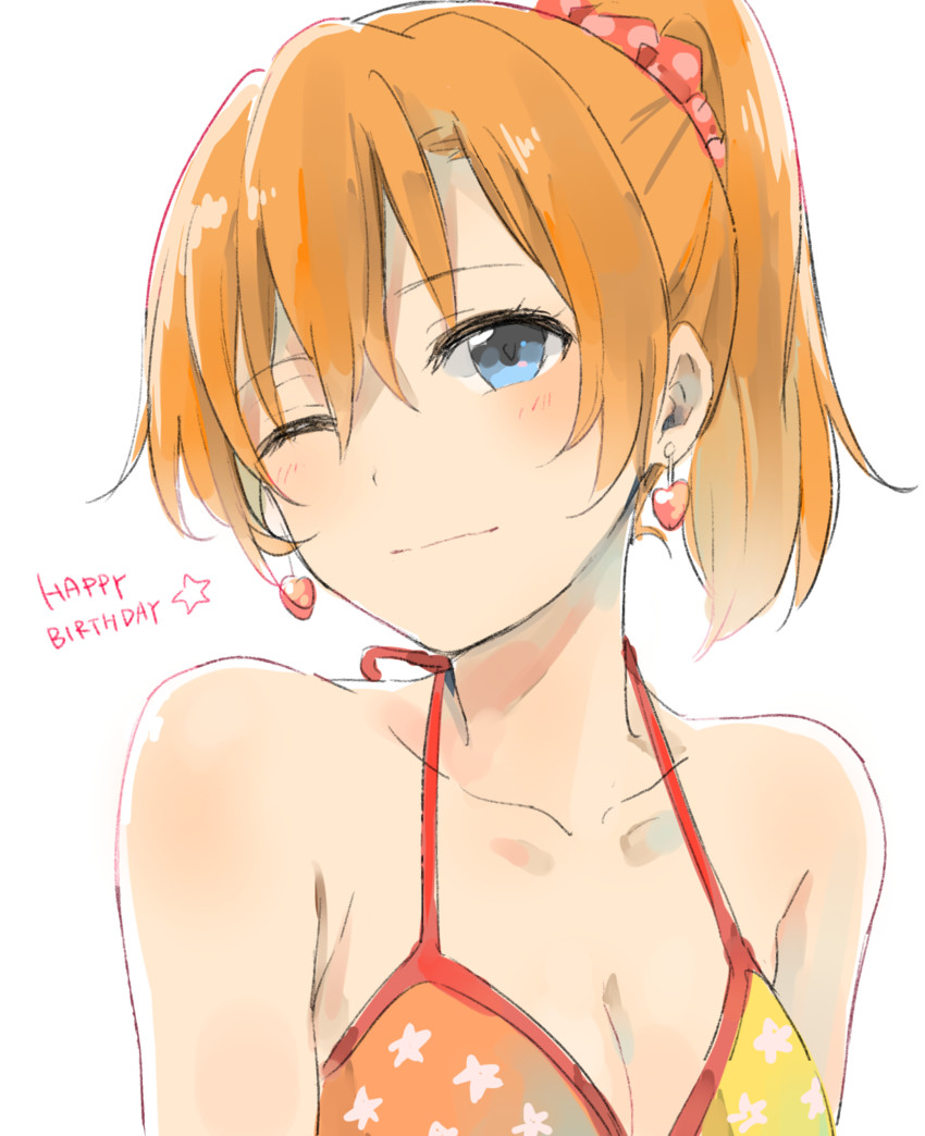 kosaka honoka (love live! and 1 more) drawn by musshu_(omu001)